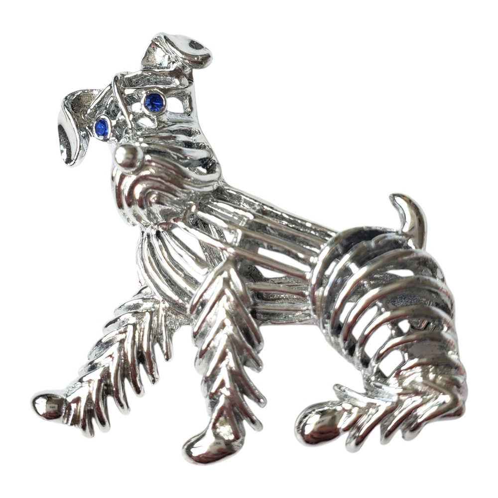 Vintage Signed Gerrys Dog Brooch
